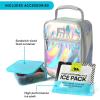 imageArctic Zone Chrome Lunch Box Combo with 210g Ice Pack and Sandwich Container Cotton Candy