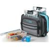 imageArctic Zone Titan Expandable Lunch Pack and Container Set with Ice Walls 2 Pack  Black and Blue