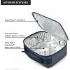 imageTitan Fridge Cold Lunch Box With 2 350g Ice Walls LavenderNavy Blue