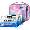 imageTitan Fridge Cold Lunch Box With 2 350g Ice Walls LavenderCotton Candy
