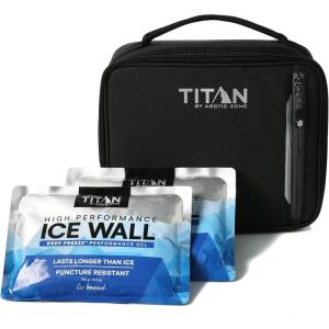 imageTitan Fridge Cold Lunch Box With 2 350g Ice Walls LavenderBlack