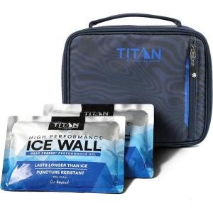 imageTitan Fridge Cold Lunch Box With 2 350g Ice Walls LavenderNavy Blue
