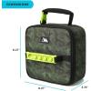 image:imageArctic Zone Popit Kids Lunch Box Combo with Sensory Pop Handle 210g Ice Pack and Sandwich Container Dino Skeleton DyeGreen