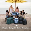 image:imageTitan Deep Freeze Ice Wall Backpack Cooler 30 Can Cooler Bag with Ice PacksCobalt Carbon Black